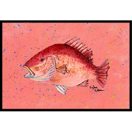 Carolines Treasures 24 x 36 In. Strawberry Snapper Indoor or Outdoor Mat 8351JMAT